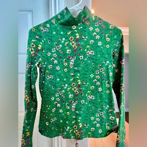 Green, XS, turtleneck